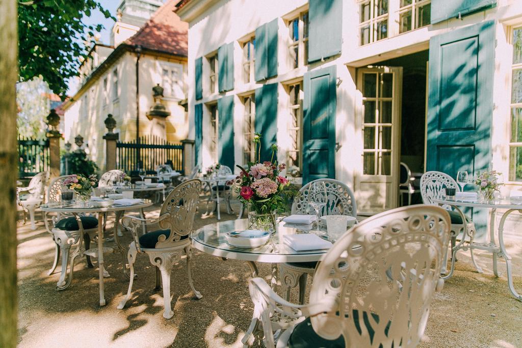 Hotel Villa Sorgenfrei & Restaurant Atelier Sanssouci Radebeul Exterior foto