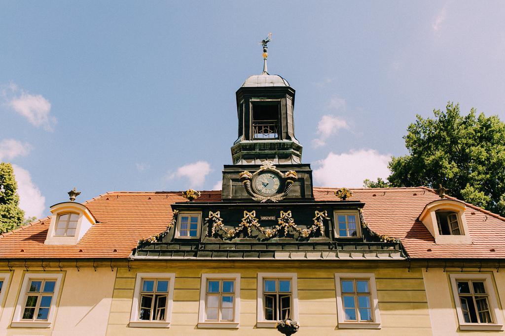 Hotel Villa Sorgenfrei & Restaurant Atelier Sanssouci Radebeul Exterior foto