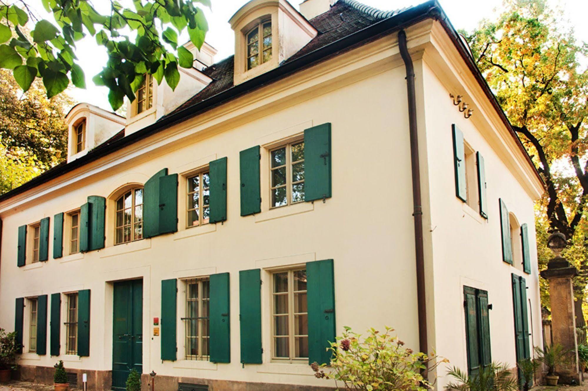 Hotel Villa Sorgenfrei & Restaurant Atelier Sanssouci Radebeul Exterior foto