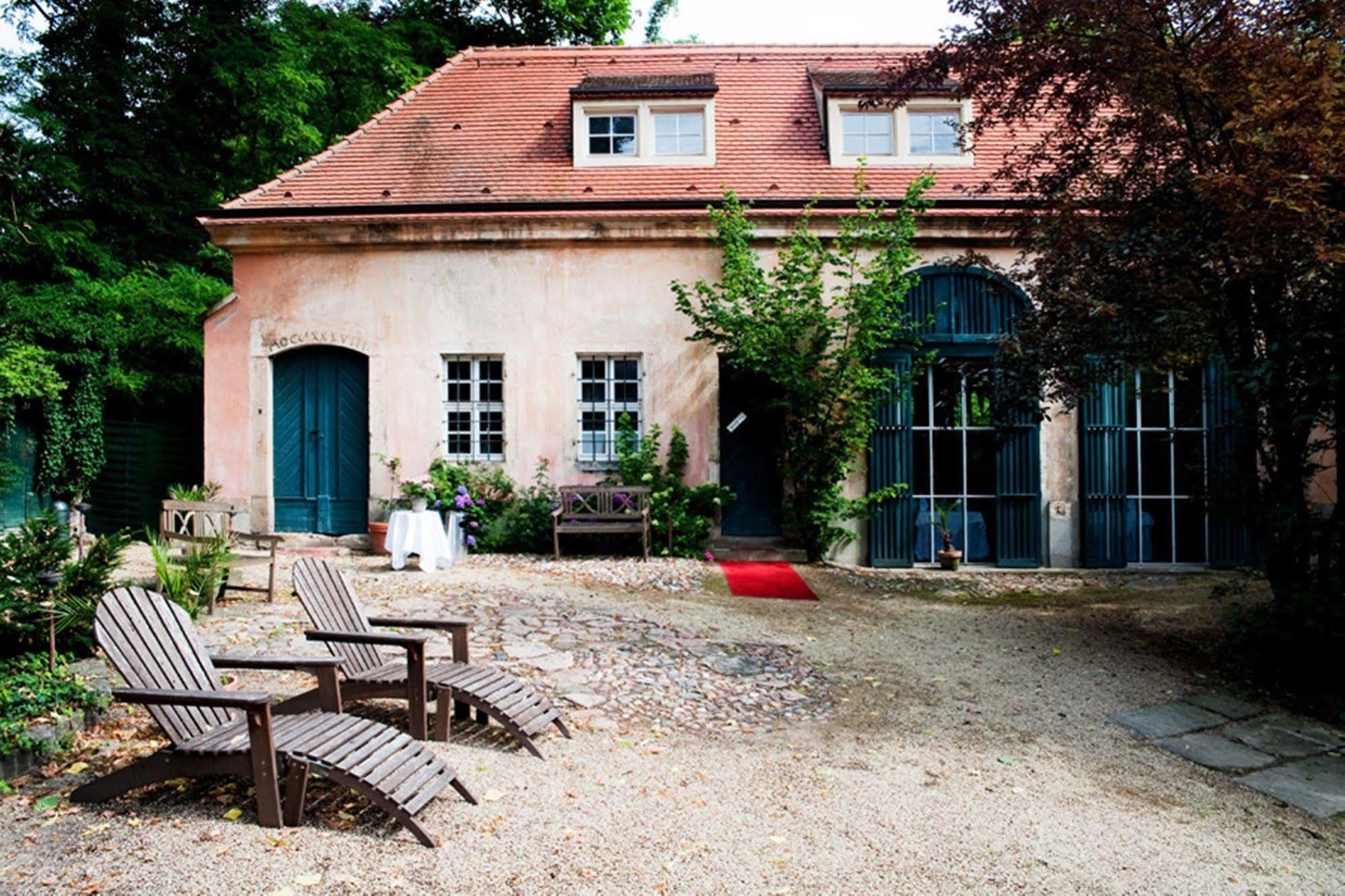 Hotel Villa Sorgenfrei & Restaurant Atelier Sanssouci Radebeul Exterior foto
